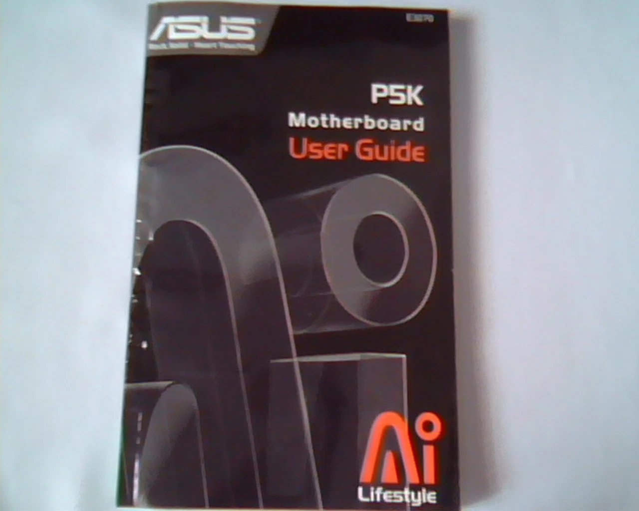 ASUS P5K Motherboard User Guide Manual Ai Lifestyle 15G063826001