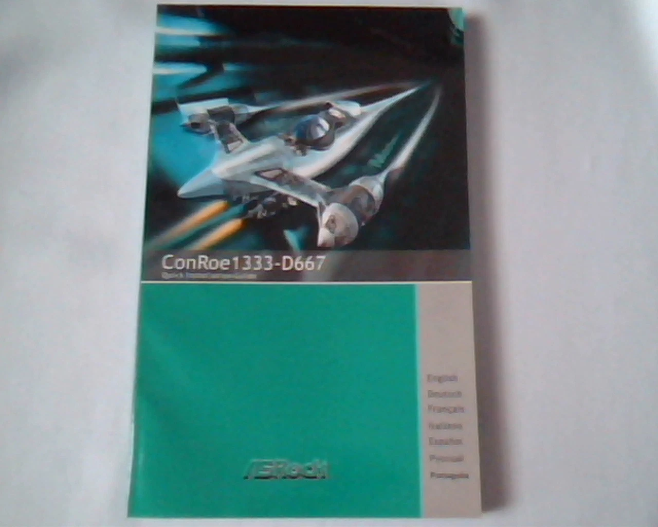 ConRoe1333-D667 motherboard Quick Installation Guide Manual ASRock