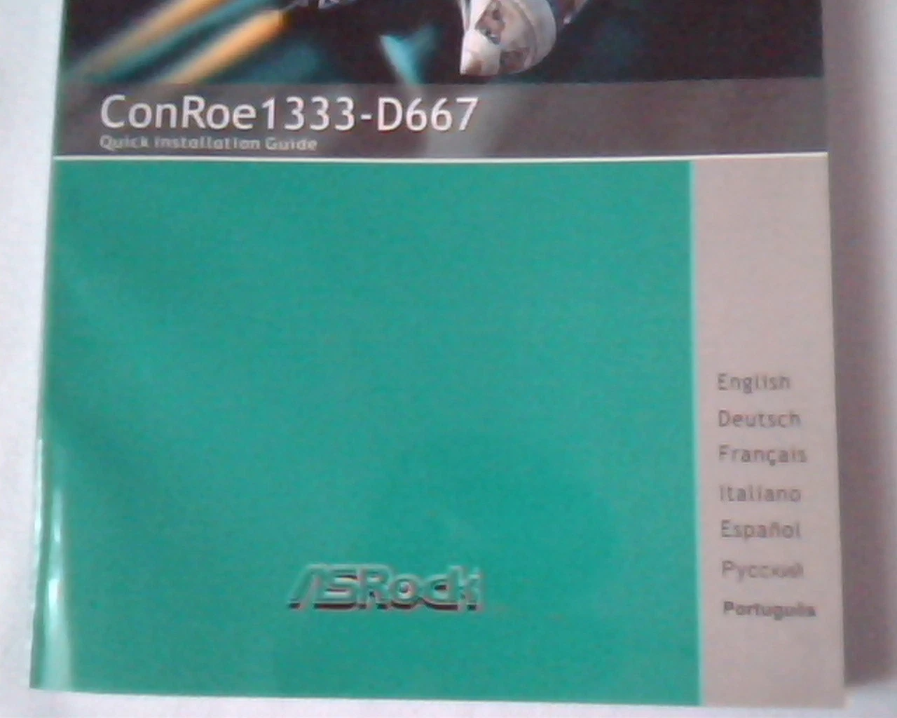 ConRoe1333-D667 motherboard Quick Installation Guide Manual ASRock - image 2
