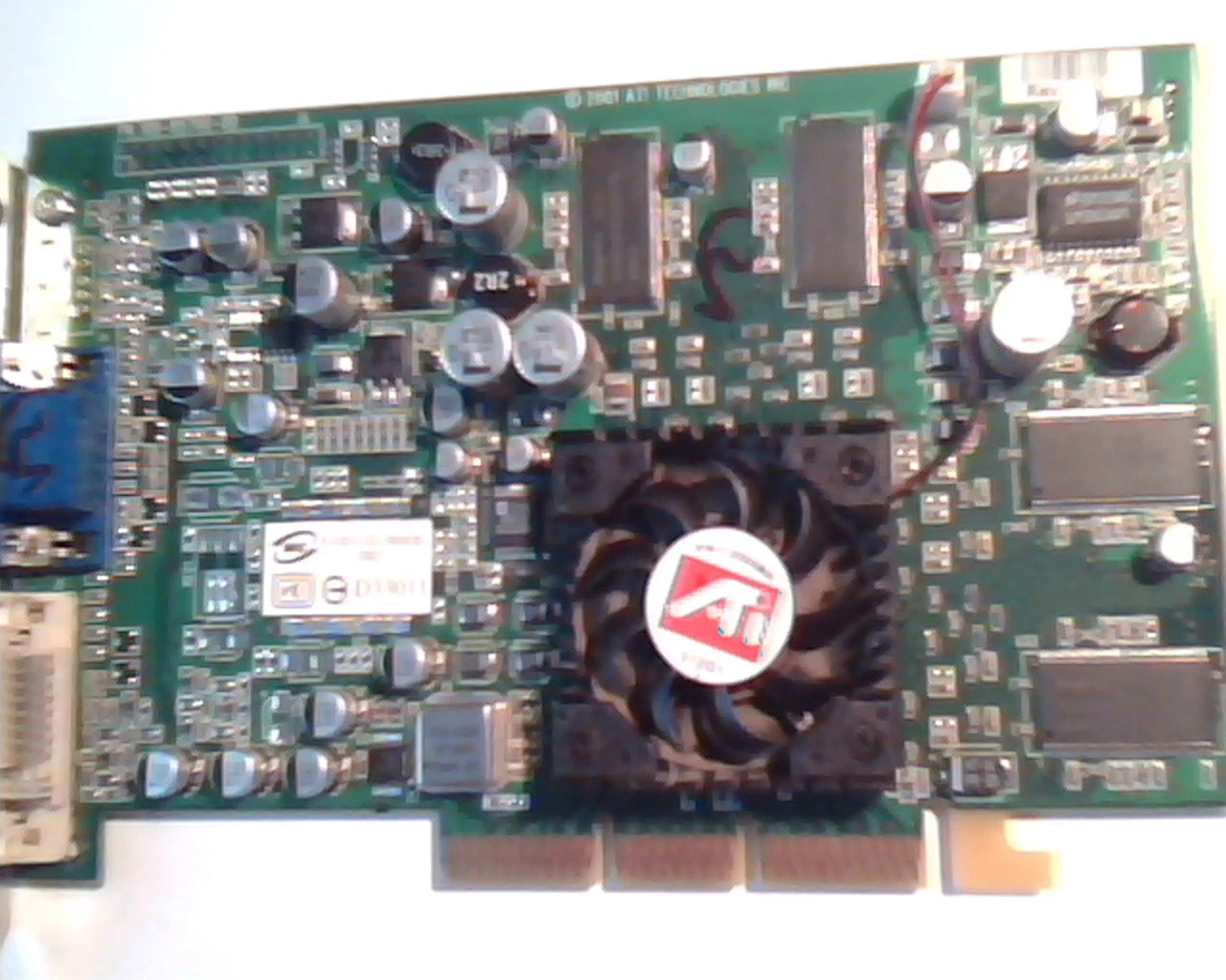 AGP card ATI R200 Fire GL 64MB 4X 109-85700-00 Dell 4Y905 04Y905
