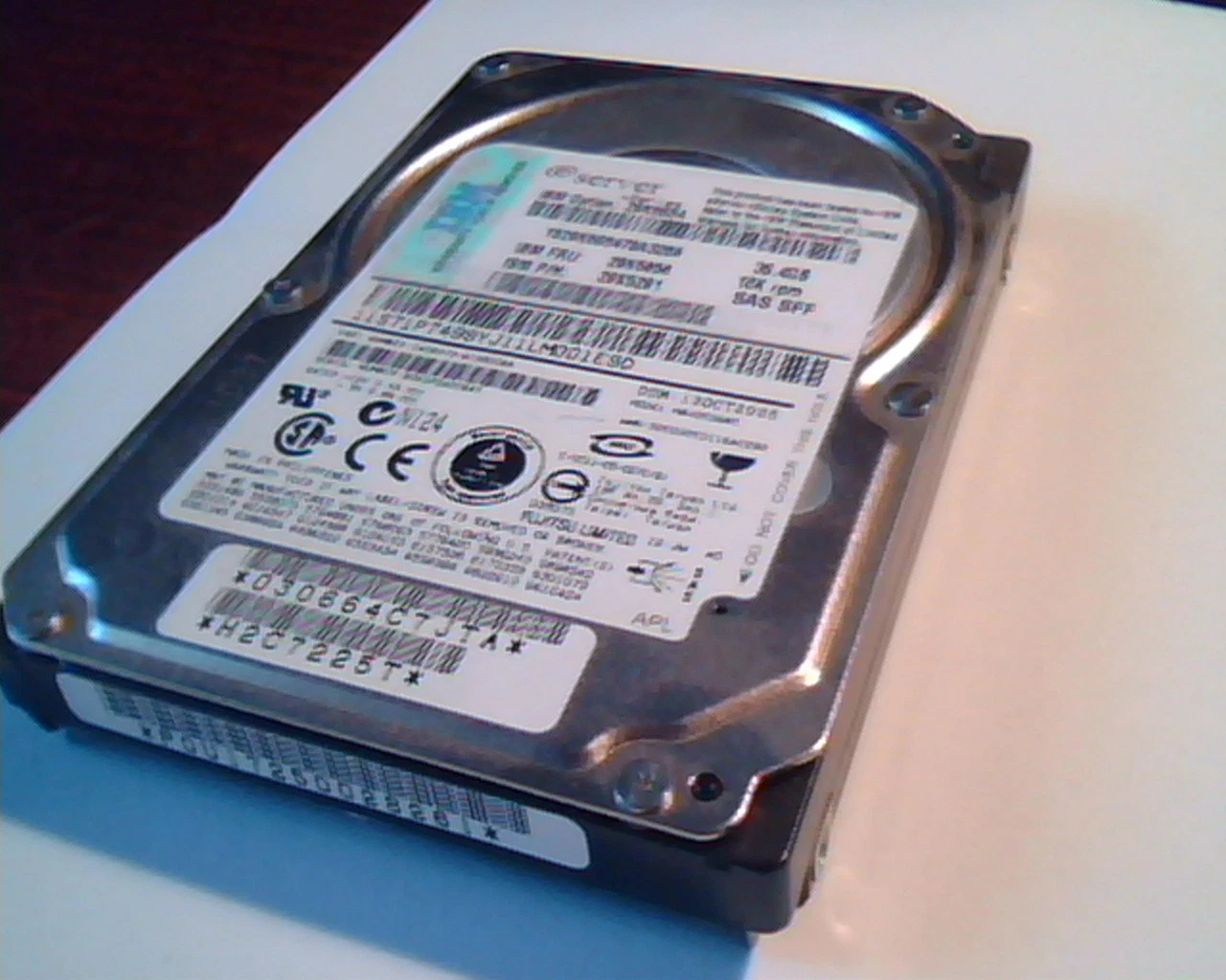 Hard Drive SAS 2.5" IBM 36GB 26K5654 Fujitsu CA06473-B19900BA 26K5261 MAV2036RC