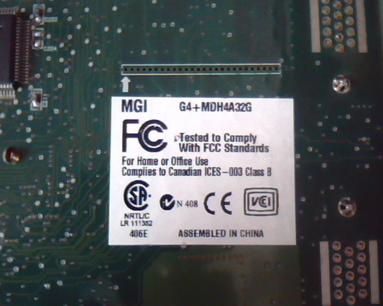 AGP card Matrox 906-04 Rev B MGI G4+MDH4A32G Dual VGA 406E MT03590 LAM96806 - image 4