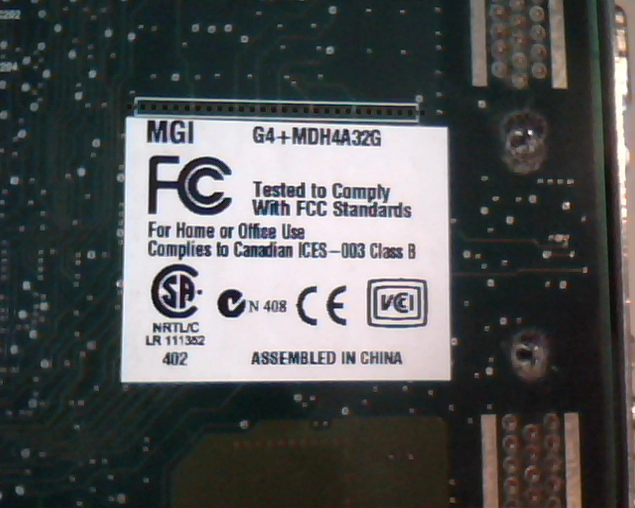 AGP card Matrox 906-04 Rev B Rev 402 MT00790 MGI G4+MDH4A32G Dual VGA - image 3