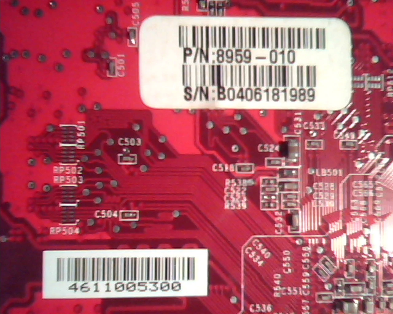 AGP card MSI 8959 Ver 100 Nvidia 180-10222-0000-A00 8959-010 DVI VGA Video - image 4
