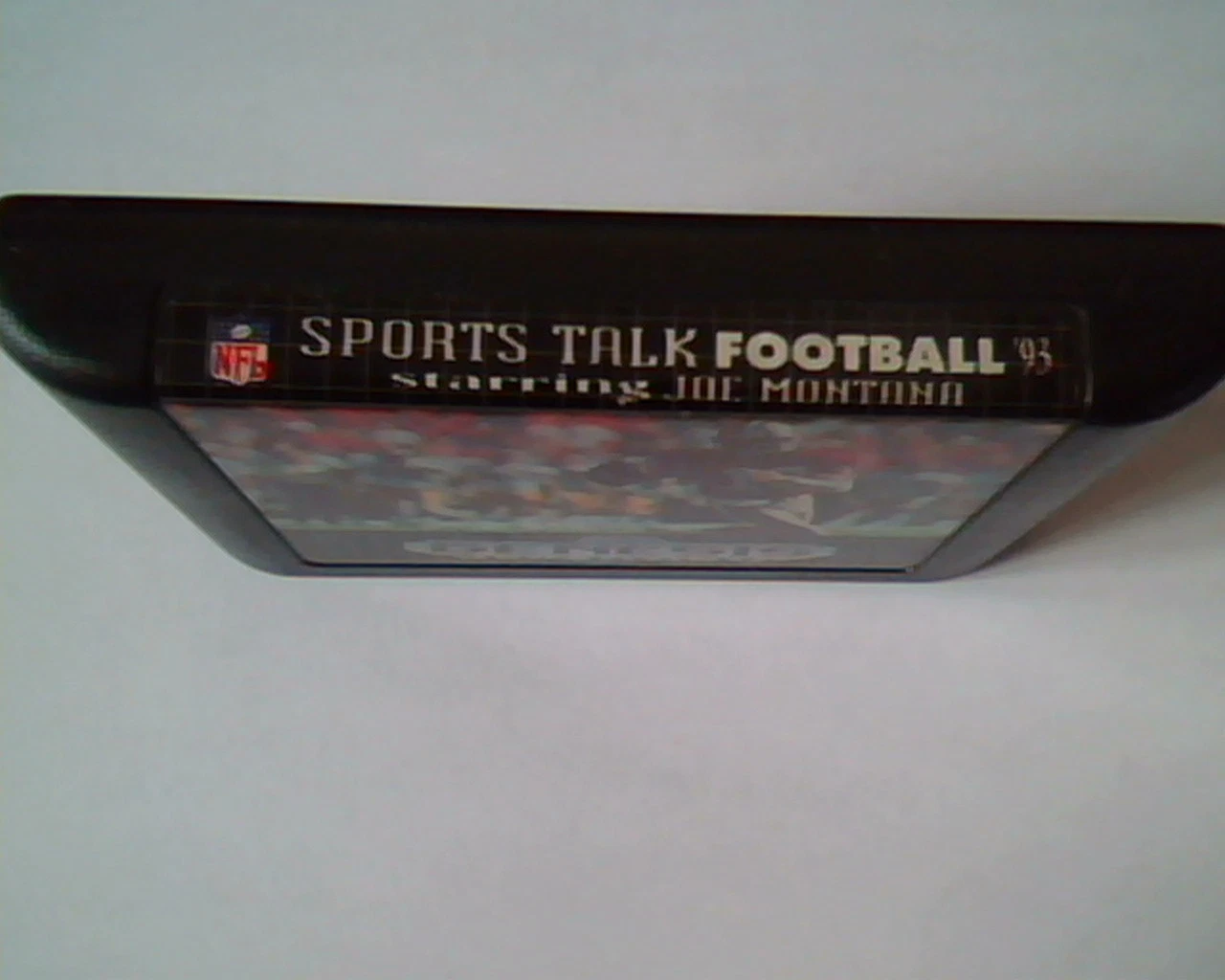 Game Cartridge Sega Genesis Sports Talk Football '93 Joe Montana 16-bit - image 2