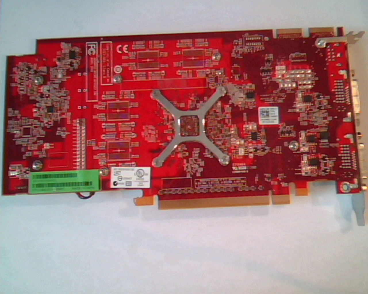 PCI-E express card ATI Radeon 2600XT 256M 109-B10231-00 Dell 0WX092 Dual DVI TV - image 5