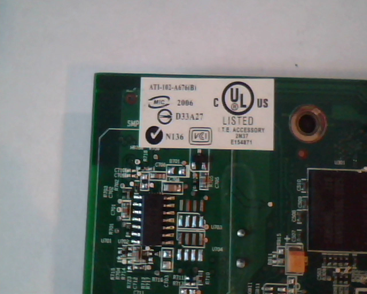 PCI-E express card ATI 109-A67631-31 V071 Ver 1.1 ATI-102-A676 Rev A00 VGA DVI - image 4