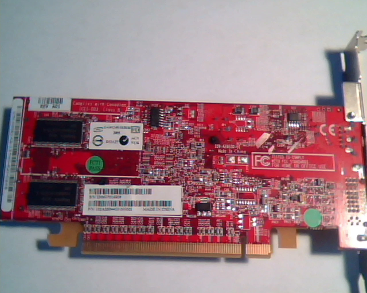 PCI-E express card ATI 109-A26030-01 Rev A01 102A2604402 E-G012-05-1638 DVI S-Vi - image 5