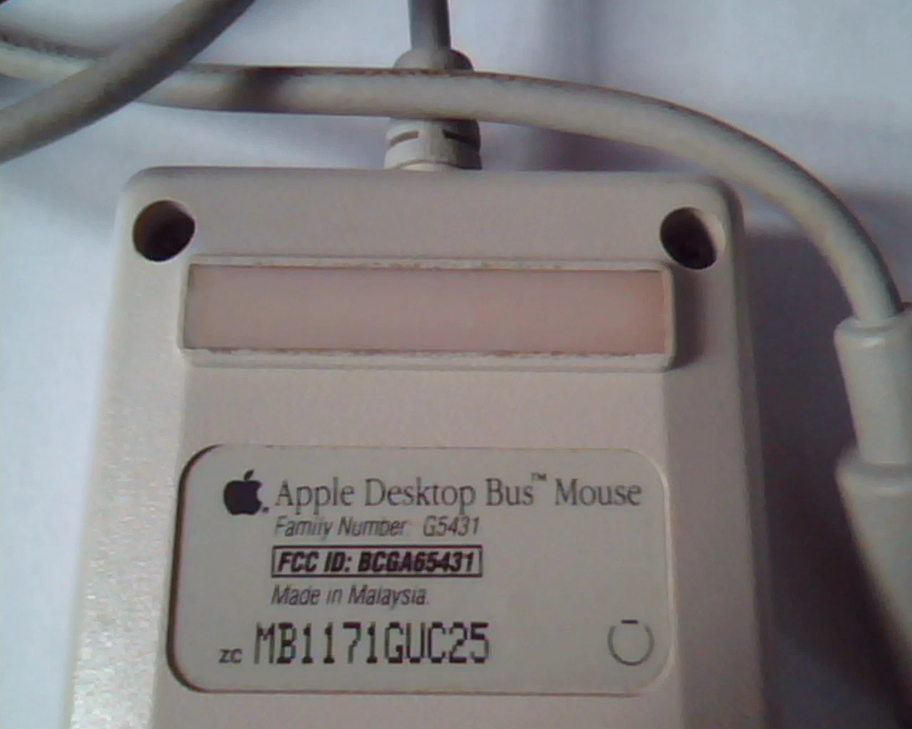 Apple Mouse One-button Desktop Bus Mouse G5431 BCGA65431 white - image 6
