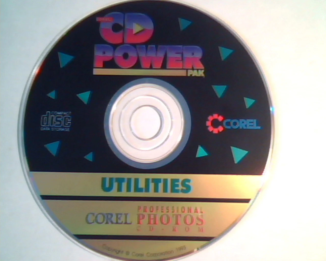 CD Corel CD Power Pak Utilities professional photos