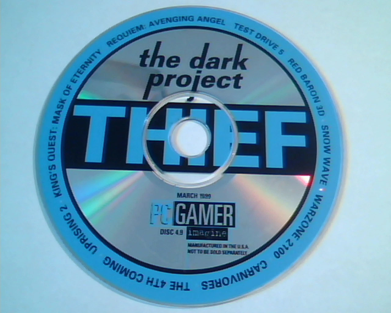 CD The Dark Project Thief - PC Gamer Disc 4.9 March 1999