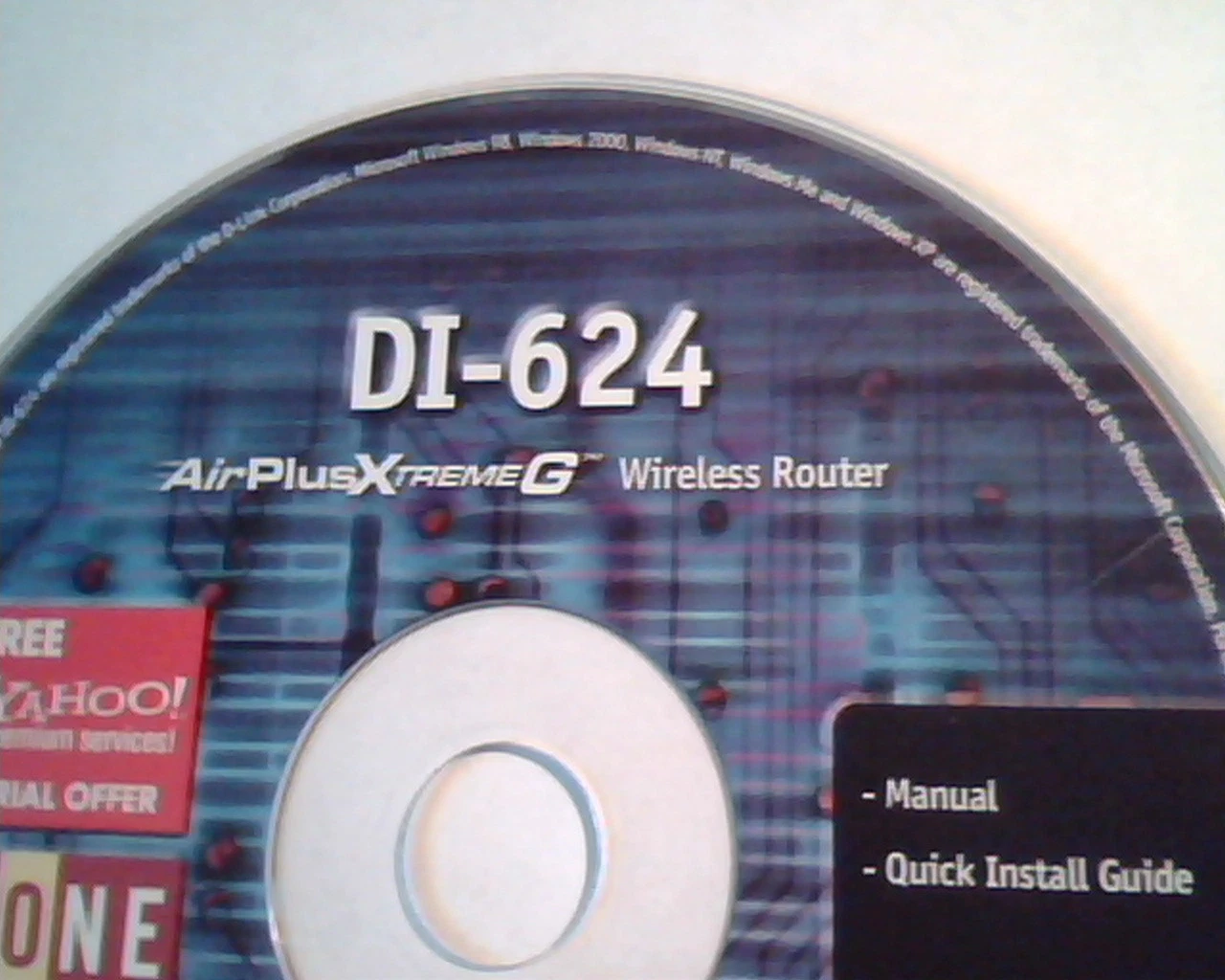 CD DI-624 AirPlus XtremeG D-LINK Ver 1.02A CD-DI624 Manual Install Guide router - image 2