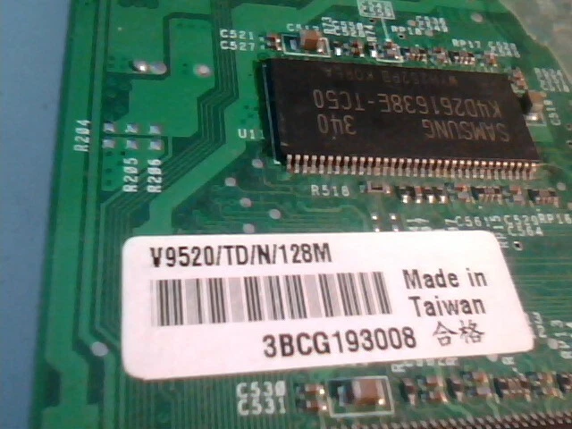 AGP Graphics Card 8X ASUS V9520/TD/N/128M DVI VGA SVid TV GeForce FX-5200 video - image 4