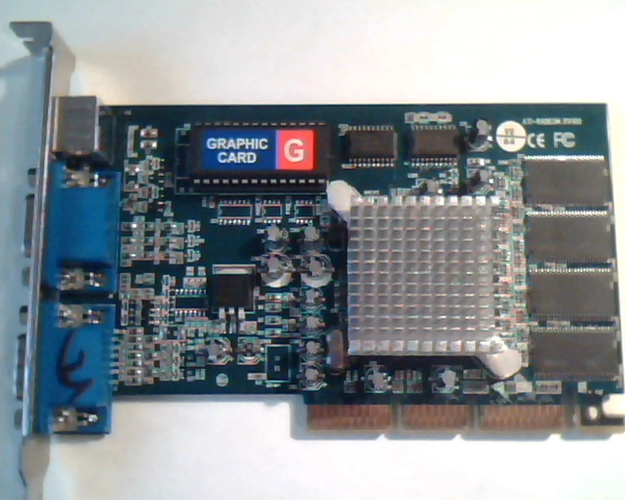 AGP card ATI Radeon RV100 VE 64MB TV Dual VGA A6093217
