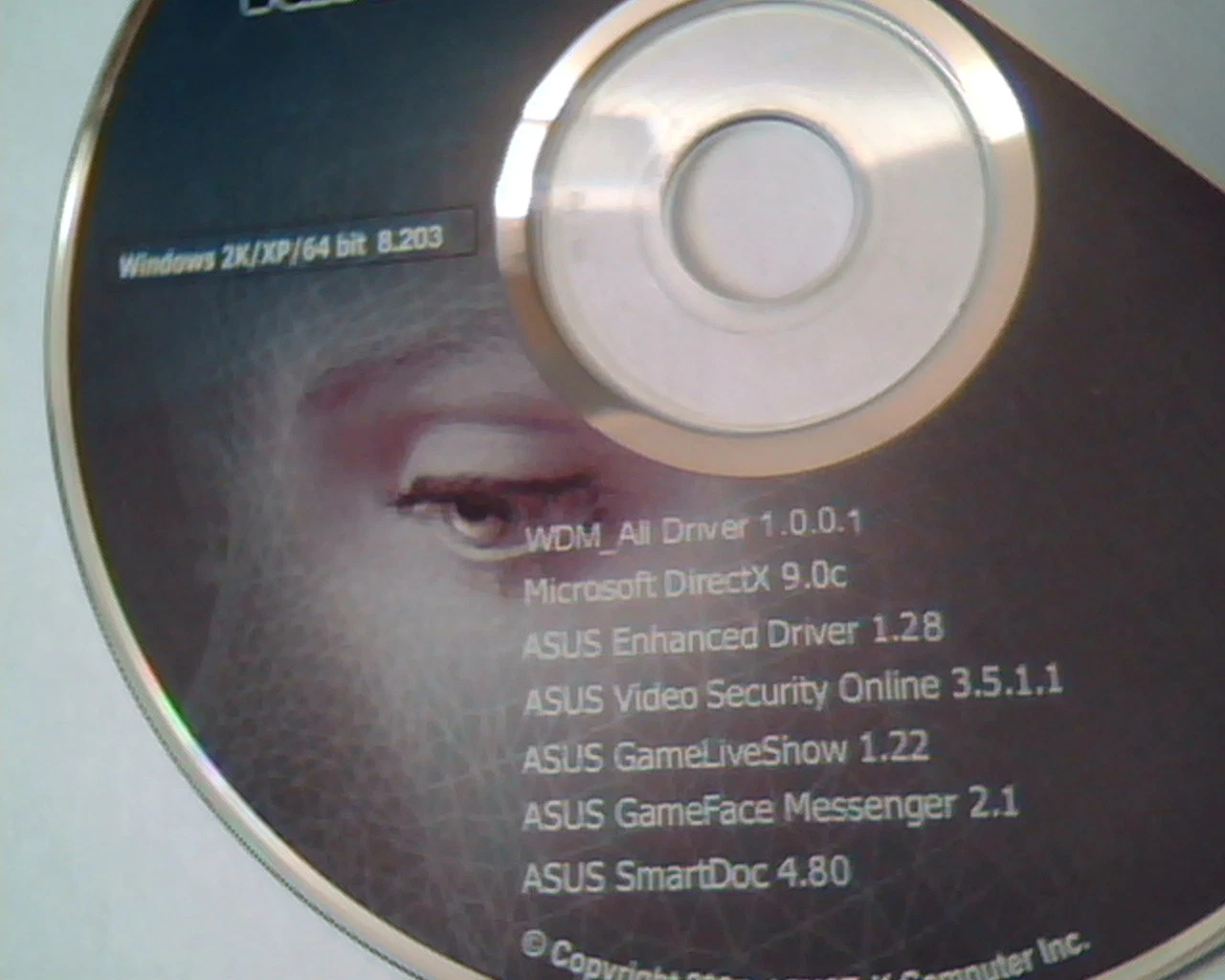 CD ASUS VGA Driver 2D/3D Graphic Video Accelerator V522 ASUSTek GameFace - image 2