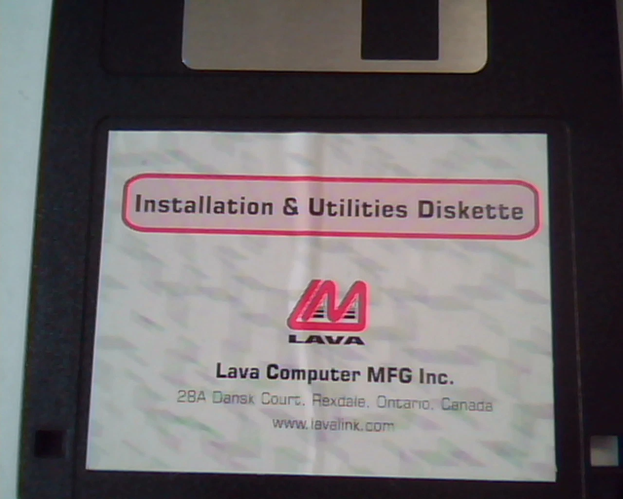 Floppy Disk Lava Link-650 Communications Port Driver Diskette install utilities - image 2