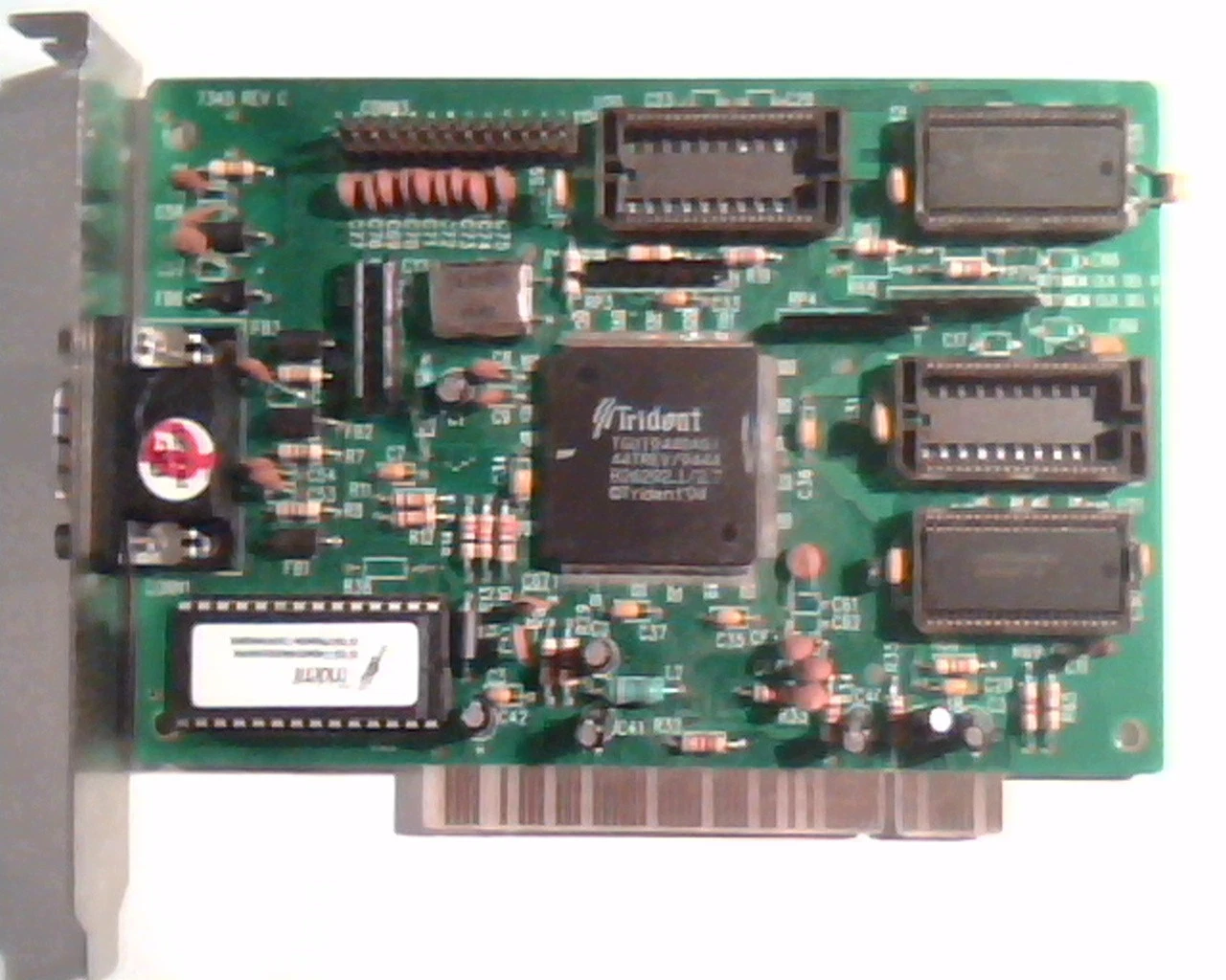 PCI card Trident 7345 Rev C TGUI9440AGi 44TREV/9444 VGA B26292.1/2.7