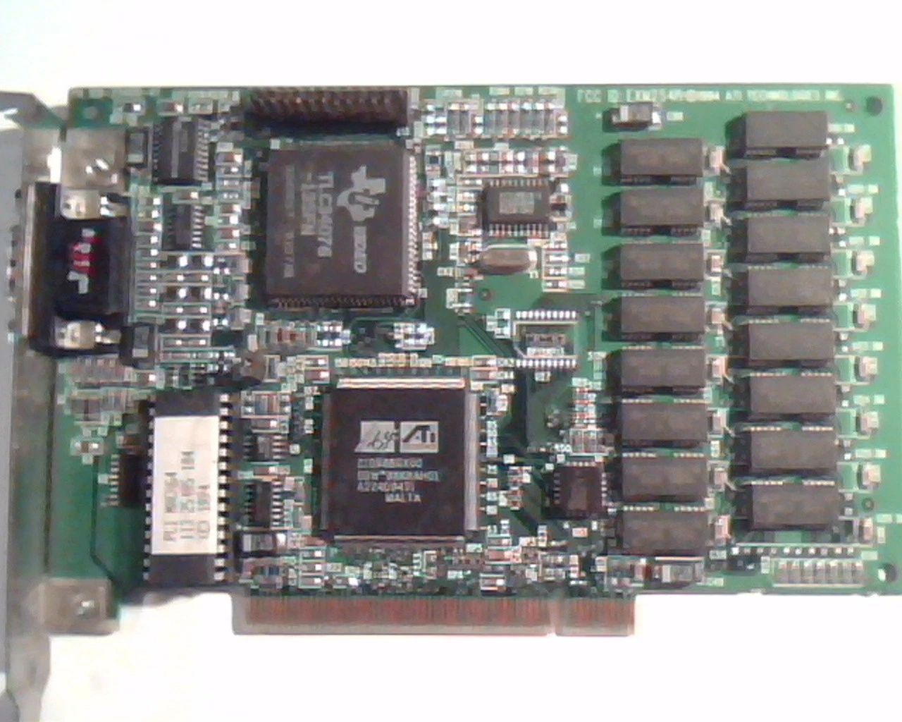 PCI card ATI 109-25400-41 MACH64 EXM254A 1022541543 VGA Maxconn 2494
