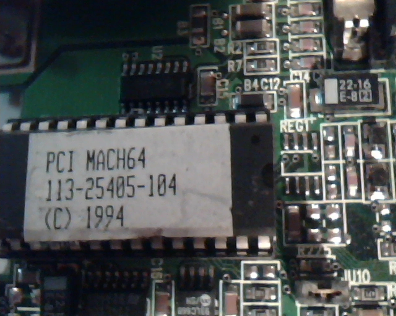 PCI card ATI 109-25400-41 MACH64 EXM254A 1022541543 VGA Maxconn 2494 - image 4