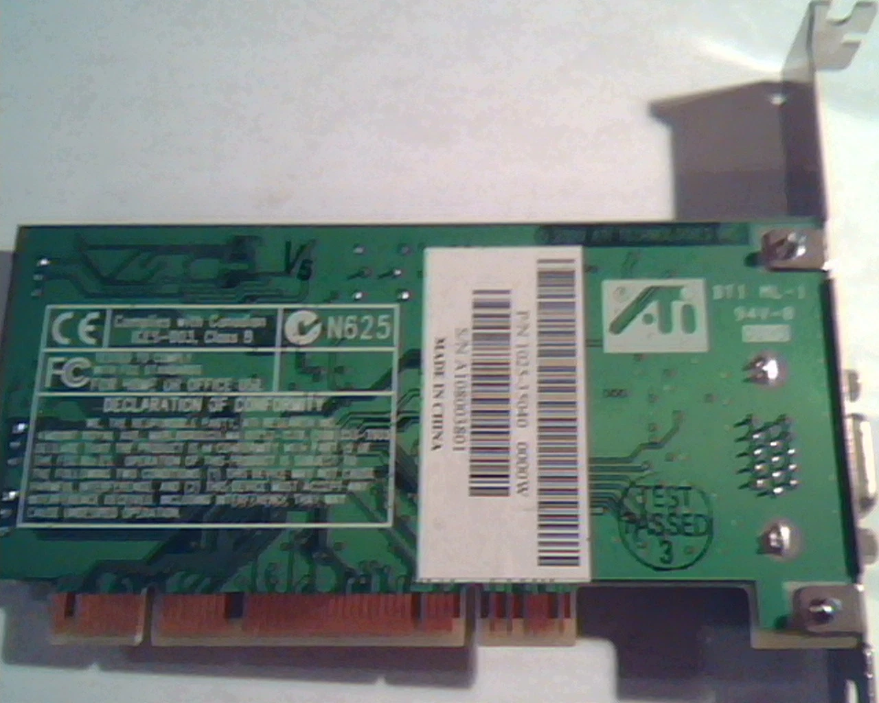 PCI card ATI 109-72300-10 Rage XL 72303 1025-35040 VGA RageXL - image 5