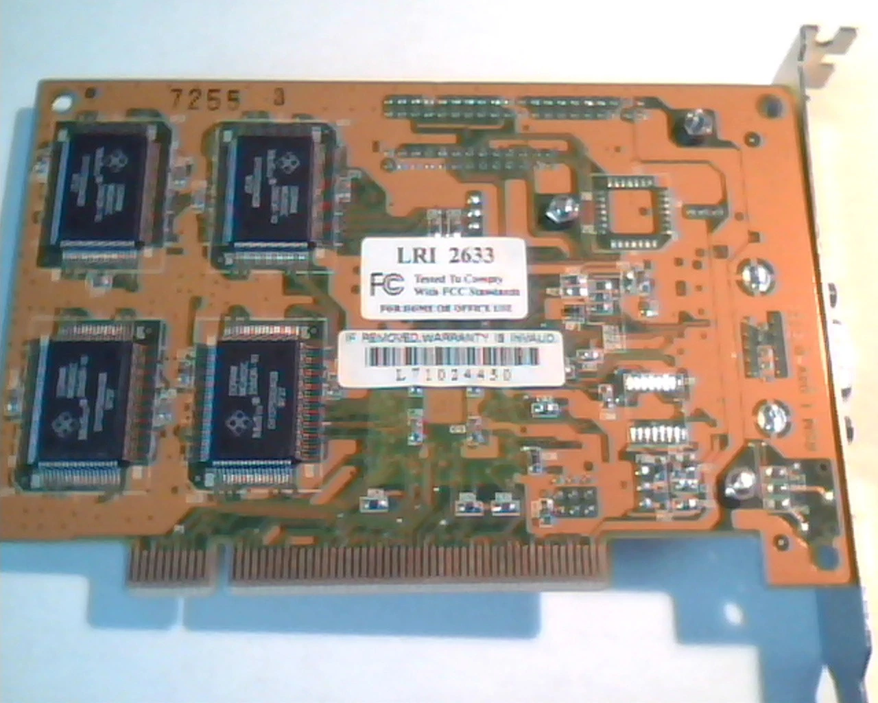 PCI card LRI 2633 Rev A SGRAM VGA MoSys - image 4