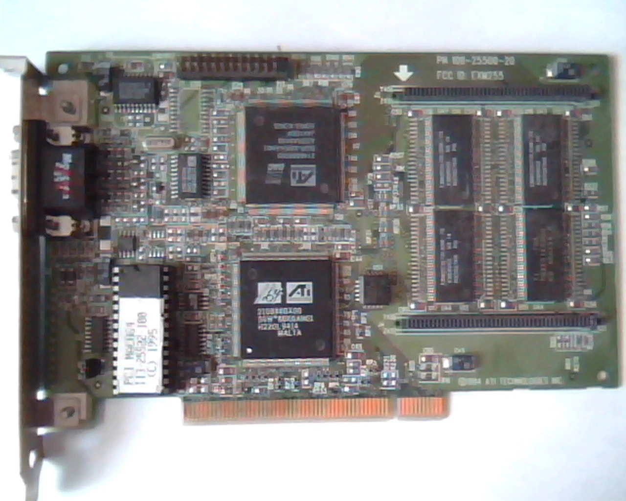 PCI Video card ATI 109-25500-20 EXM255 MACH64 113-25522-100 102-25537-20 VGA