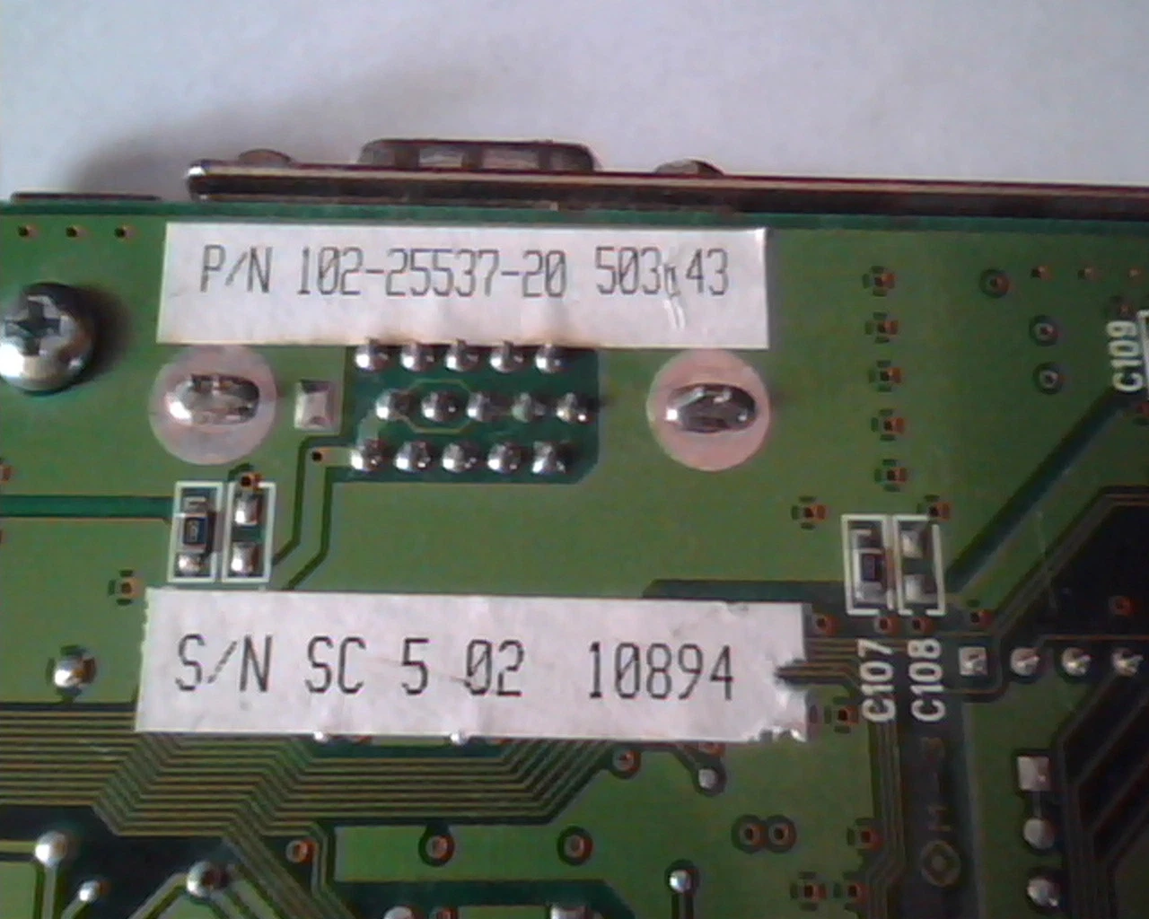 PCI Video card ATI 109-25500-20 EXM255 MACH64 113-25522-100 102-25537-20 VGA - image 4