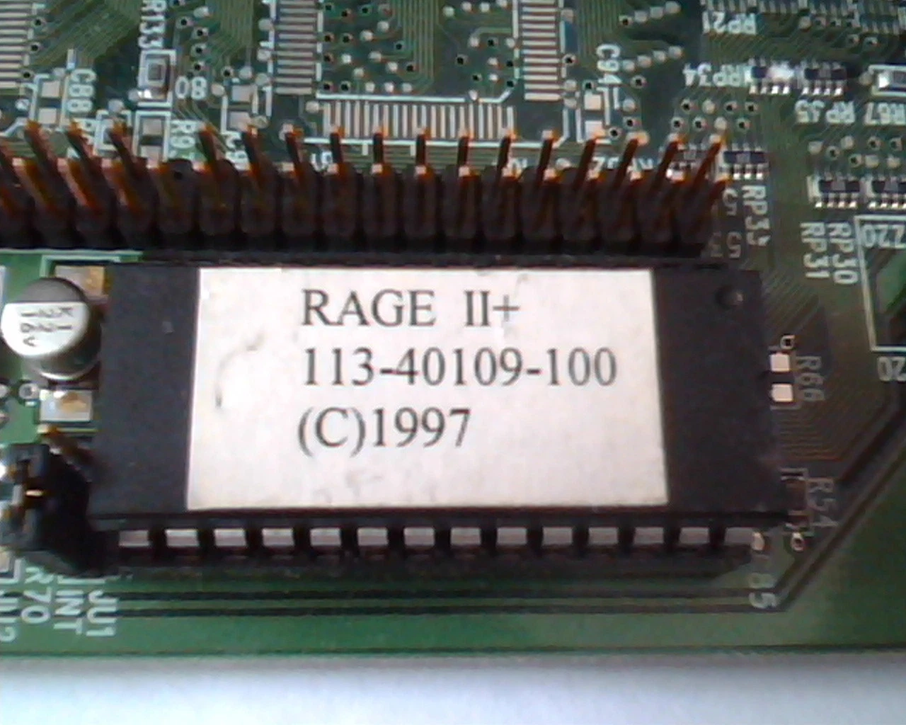 PCI Video card ATI 109-40100-00 3D Rage II+ 113-40109-100 1024011700 VGA - image 4