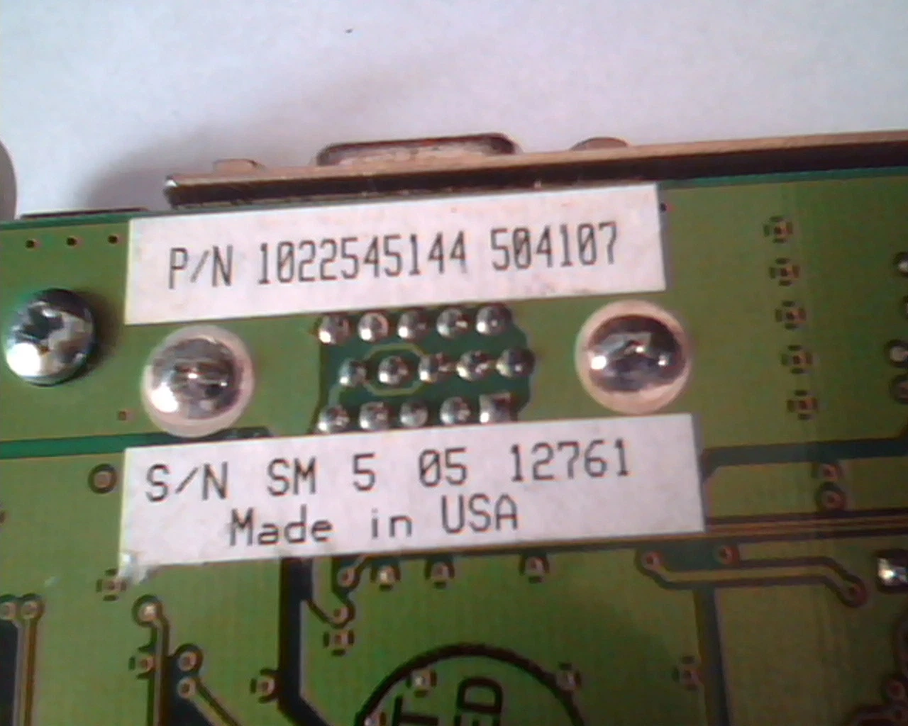 PCI Video card ATI 109-25400-43 MACH64 113-25417-101 EXM254A 1022545144 VGA - image 5