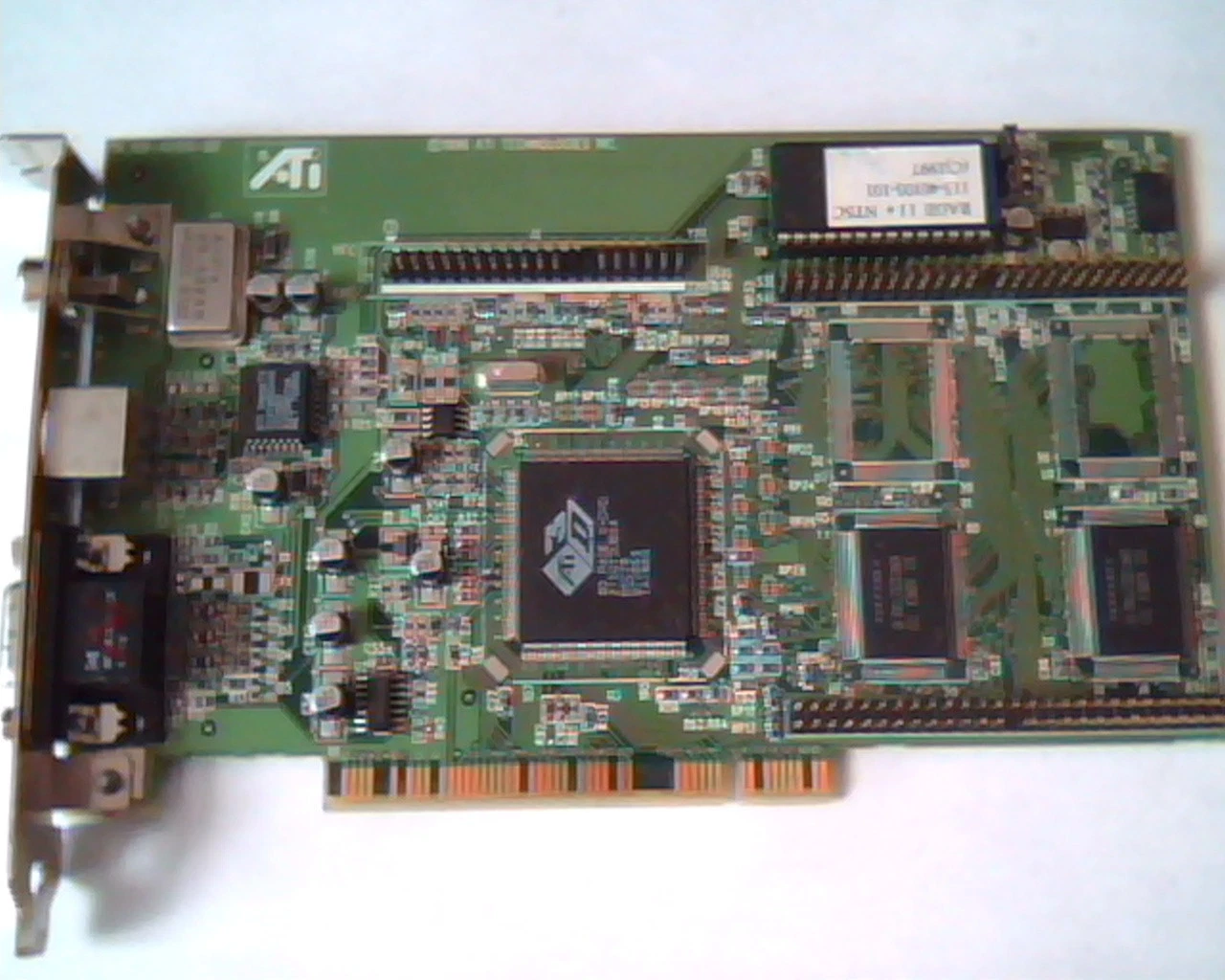 PCI Video card ATI 3D Rage II+DVD 109-40100-00 113-40103-101 VGA S-Video RCA