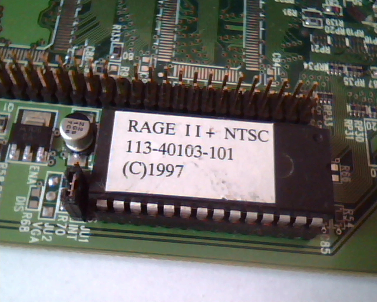 PCI Video card ATI 3D Rage II+DVD 109-40100-00 113-40103-101 VGA S-Video RCA - image 4