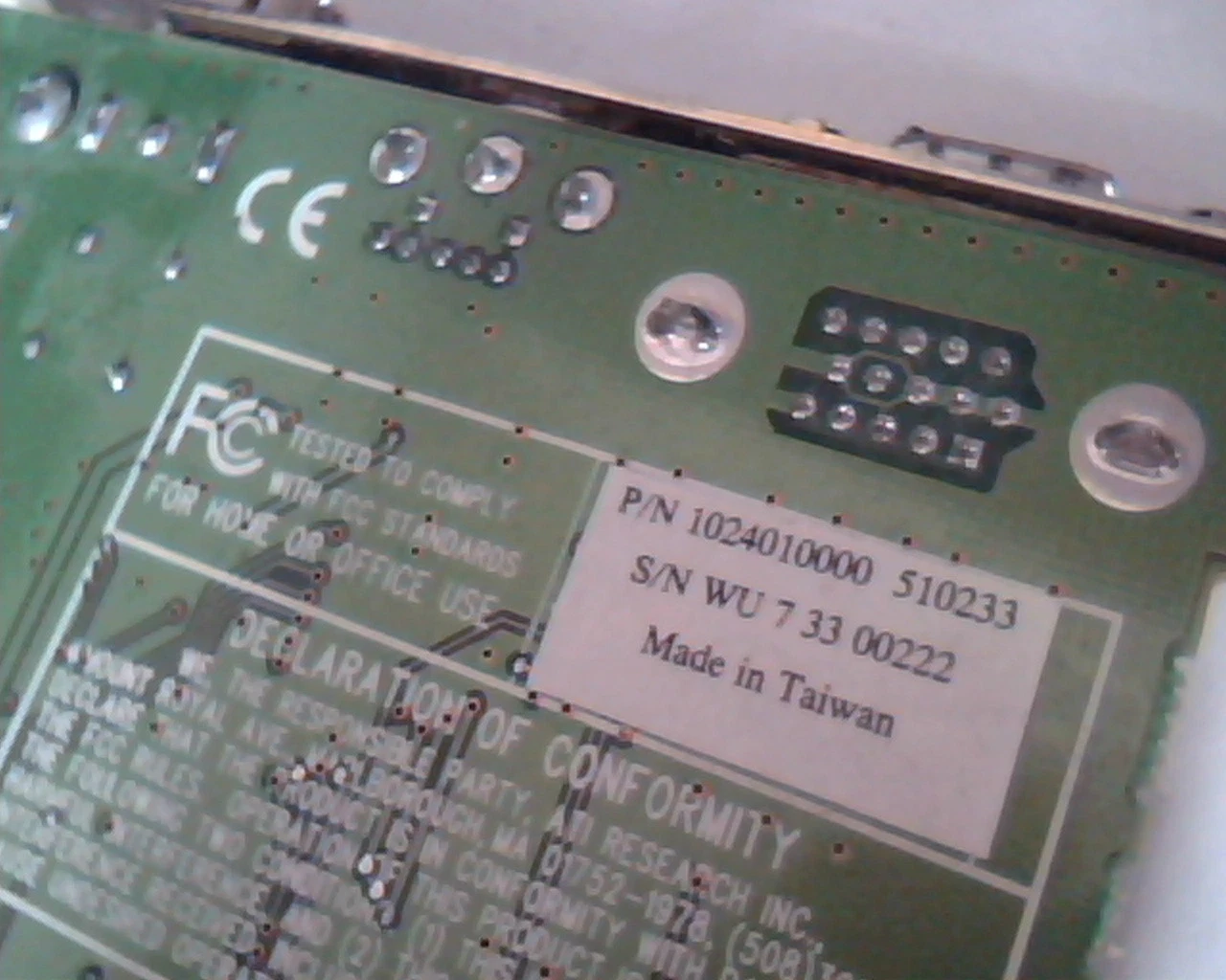 PCI Video card ATI 3D Rage II+DVD 109-40100-00 113-40103-101 VGA S-Video RCA - image 5