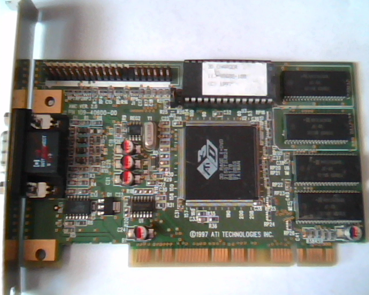 PCI Video card ATI 3D Rage II+ Charger 109-40600-00 113-40602-100 VGA Ver 2.0
