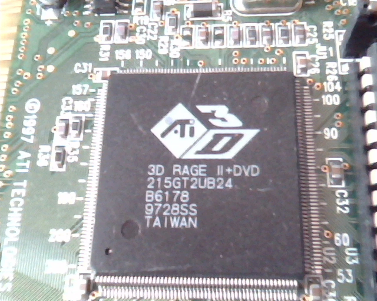 PCI Video card ATI 3D Rage II+ Charger 109-40600-00 113-40602-100 VGA Ver 2.0 - image 4