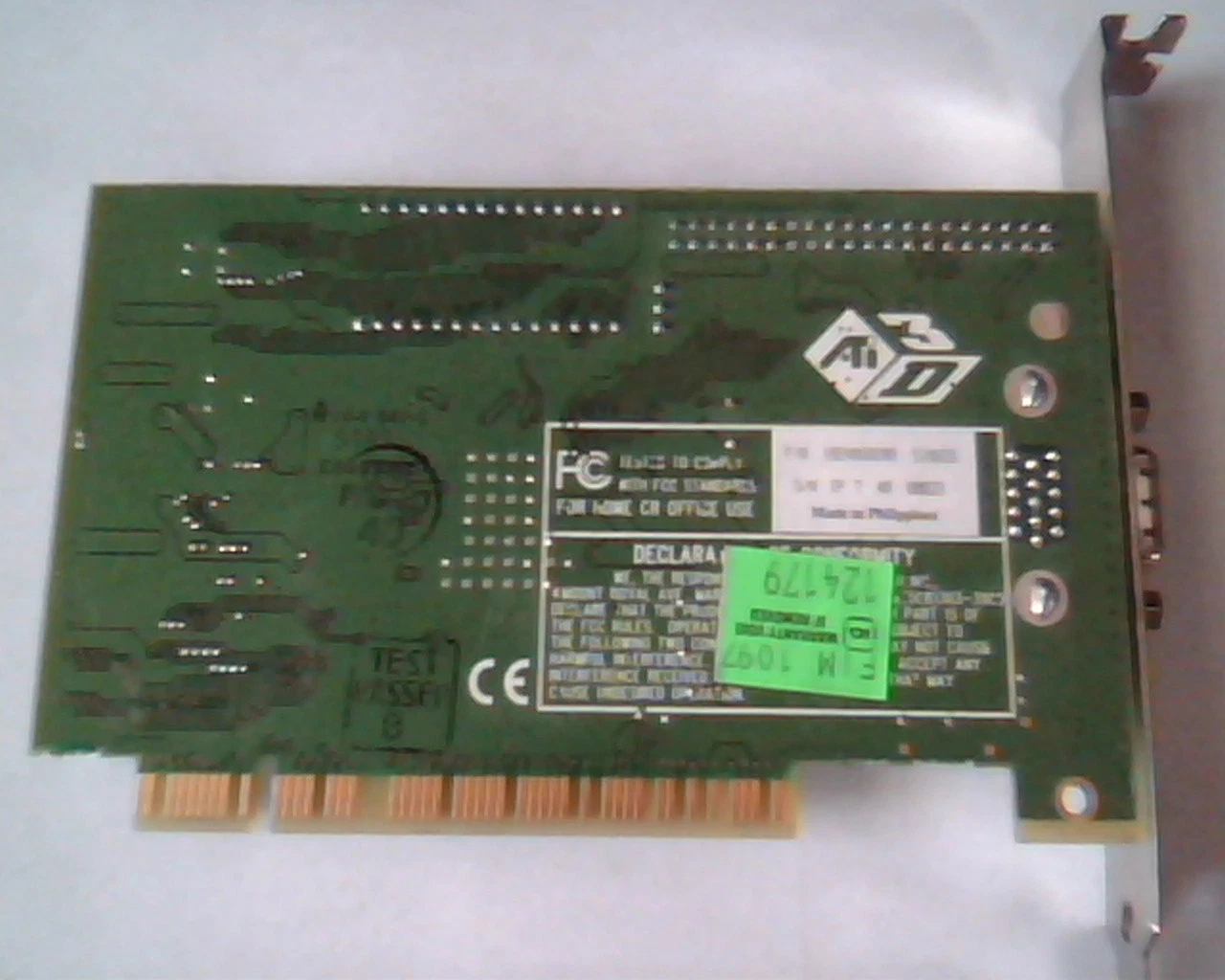 PCI Video card ATI 3D Rage II+ Charger 109-40600-00 113-40602-100 VGA Ver 2.0 - image 6