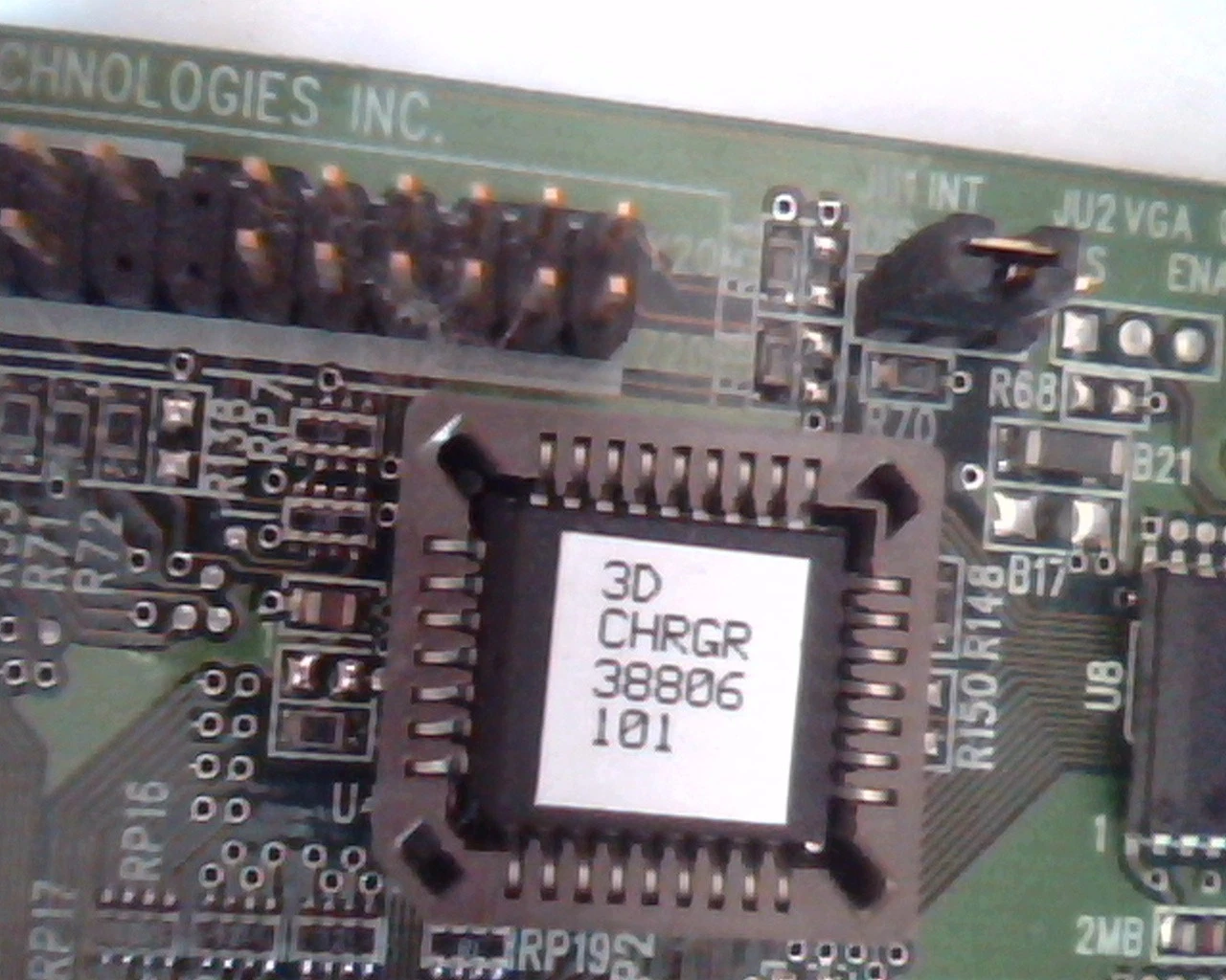 PCI Video card ATI 3D Rage II+ DVD 109-38800-10 Charger 38806-101 VGA 4MB - image 3