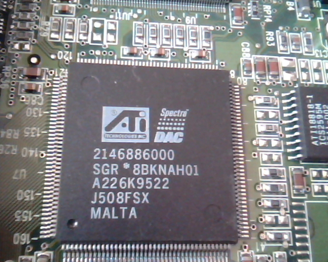 PCI Video card ATI 109-25500-30 EXM255 MACH64 113-25537-100 VGA 109-31600-00 - image 5