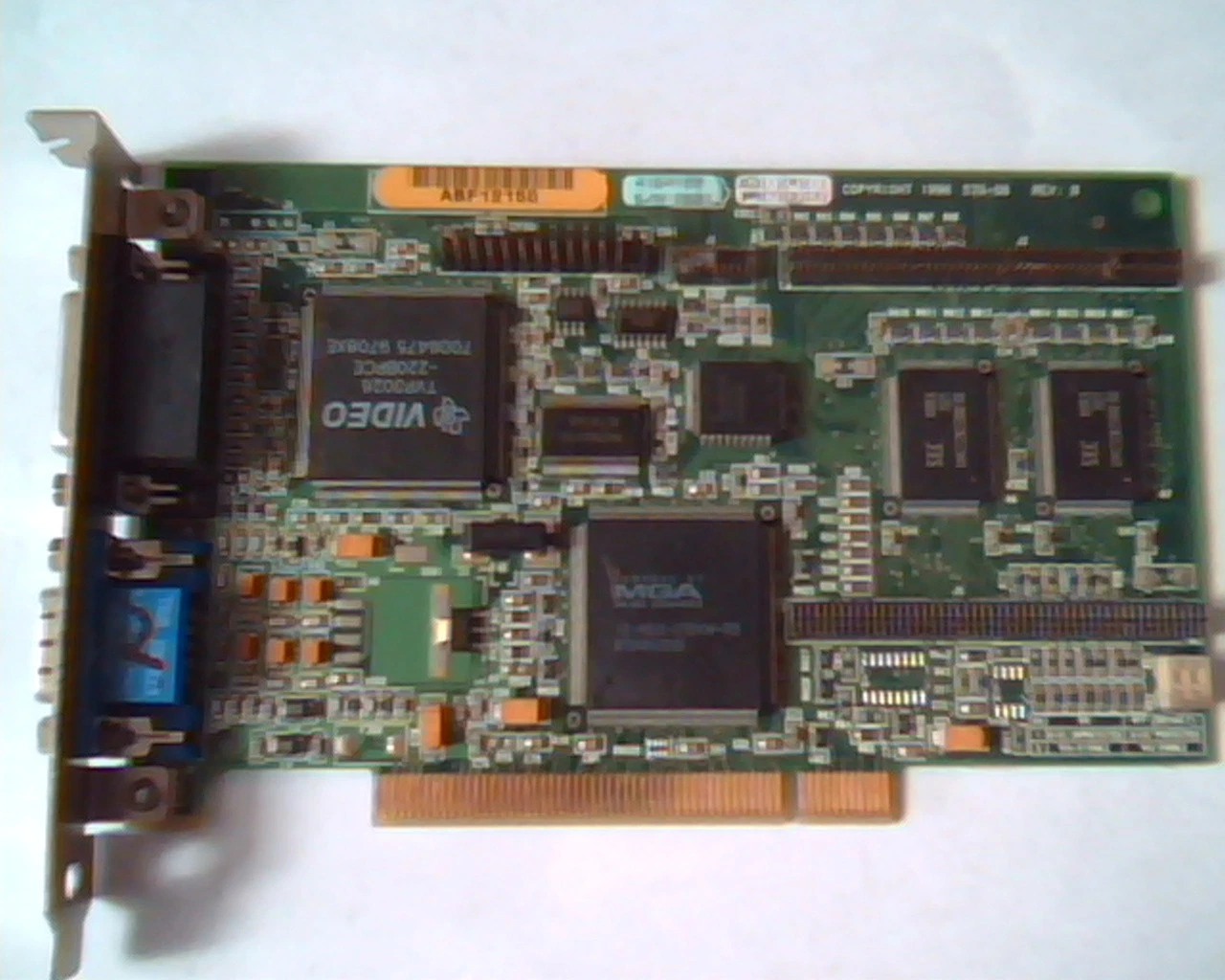 PCI Video card Matrox 576-06 Rev B ABF12150 DVI VGA MGI MGA-MIL/2C