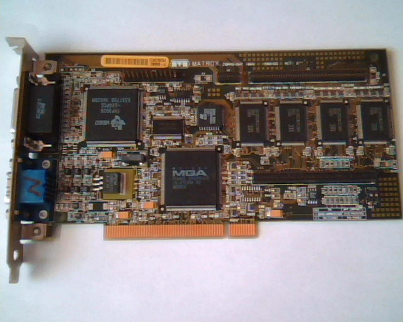 PCI Video card Matrox 590-03 Rev A MGA-MIL/4N 79075010112 DVI VGA IS-STORM MGA