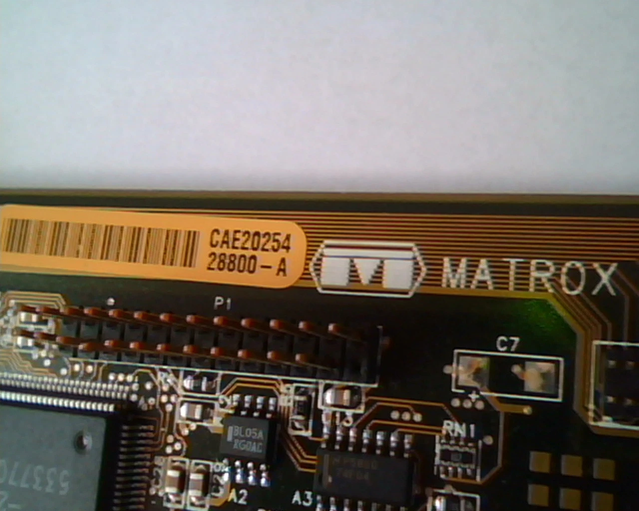 PCI Video card Matrox 590-03 Rev A MGA-MIL/4N 79075010112 DVI VGA IS-STORM MGA - image 3