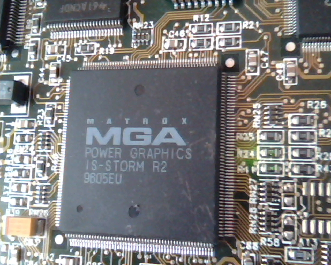 PCI Video card Matrox 590-03 Rev A MGA-MIL/4N 79075010112 DVI VGA IS-STORM MGA - image 4