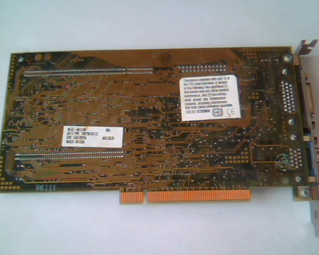 PCI Video card Matrox 590-03 Rev A MGA-MIL/4N 79075010112 DVI VGA IS-STORM MGA - image 6