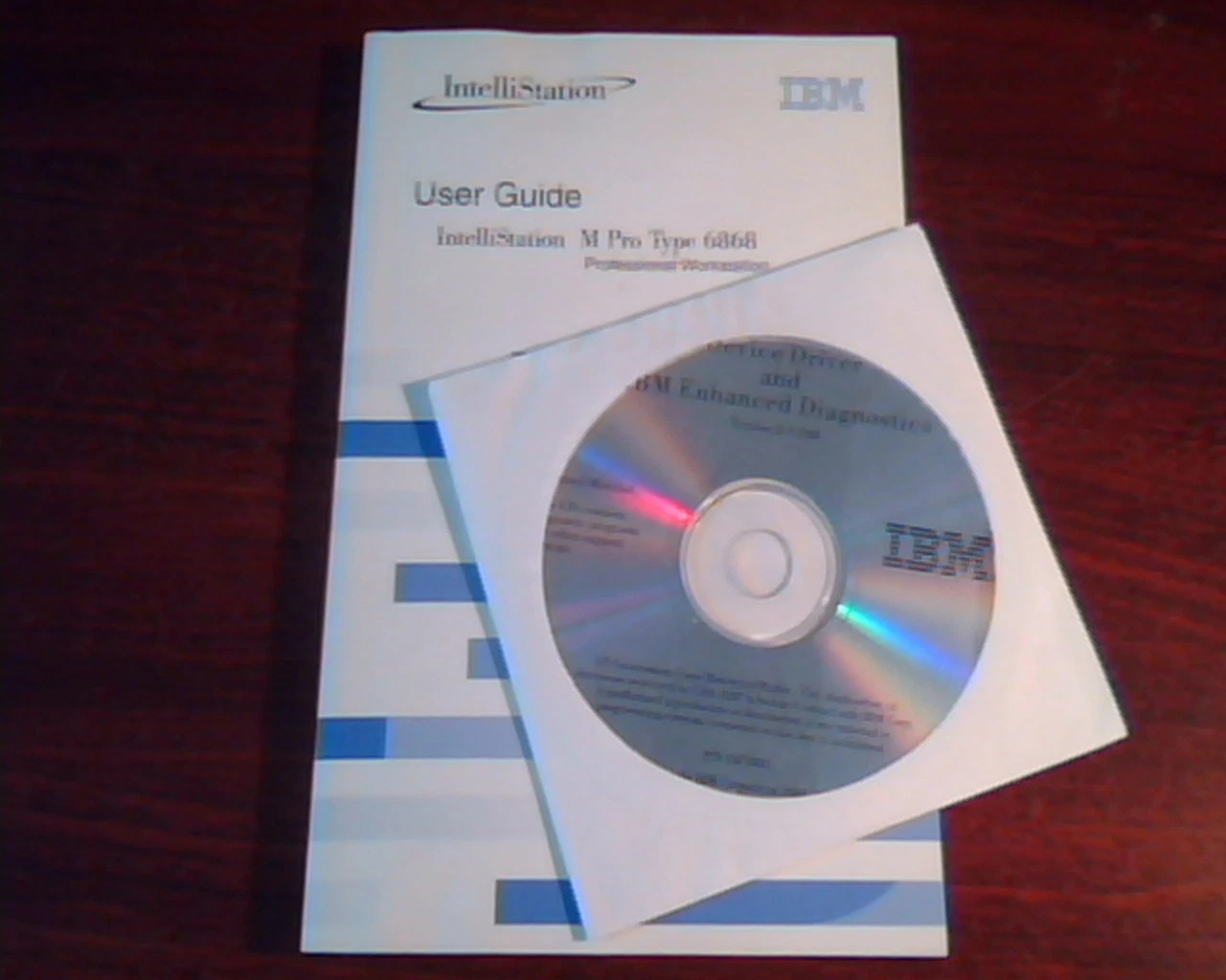 IBM IntelliStation User Guide and CD - with documentation M Pro Type 6868 work