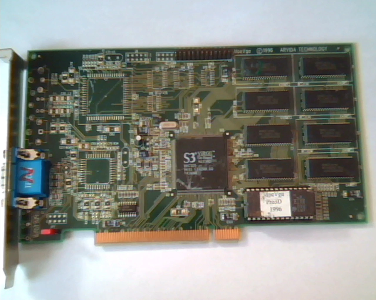 PCI Video card S3 ViRGE MpeVga Pro 3D Arvida PRO3D-4M-10 164019A VGA