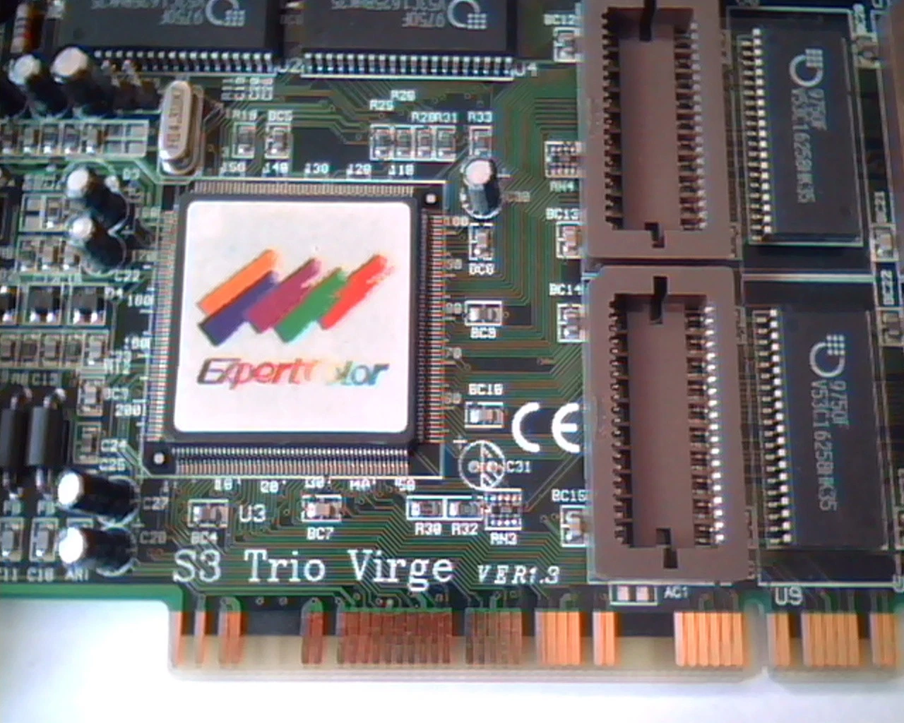 PCI Video card S3 Trio Virge ExpertColor DSV3325DX M70 LUT-DSV3325 Ver 1.3 VGA - image 2