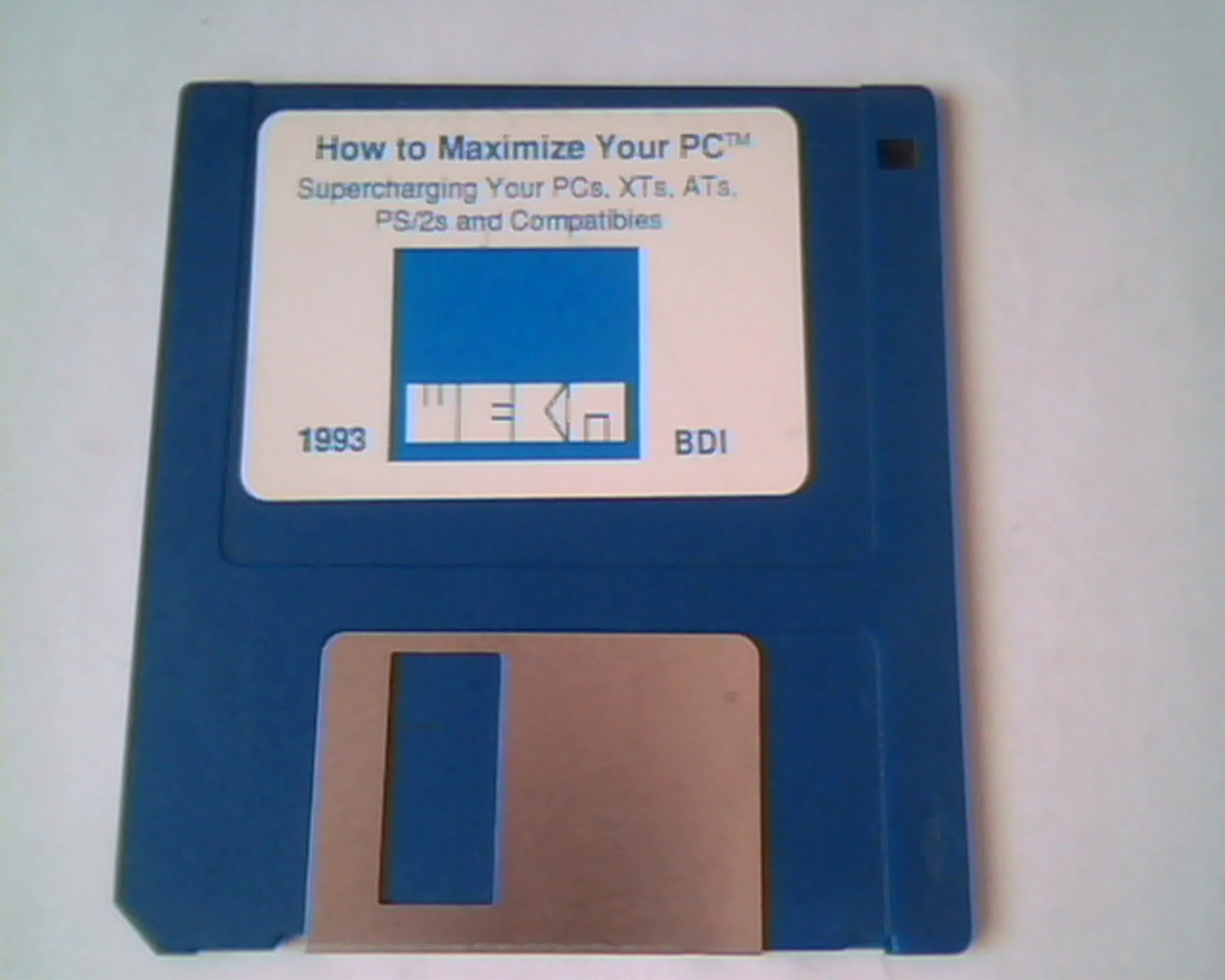 Floppy Disk How to Maximize Your PC supercharging XT AT PS/2s PC BDI 1993