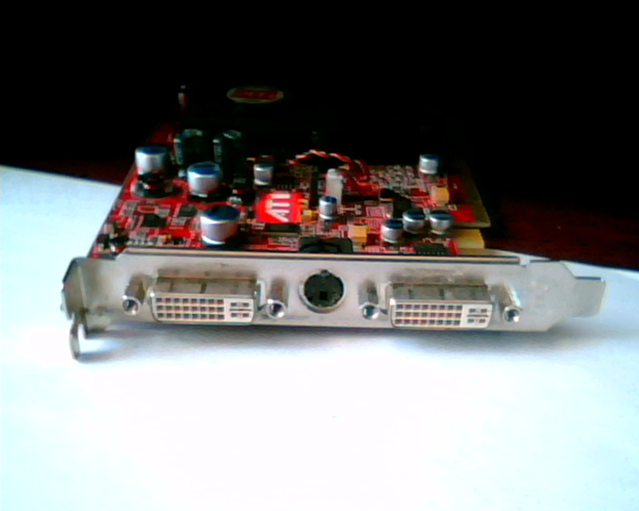 PCI-E express card ATI FIREGL V3200 128M 102A33303102R2 109-A33301-10 Dual DVI - image 5