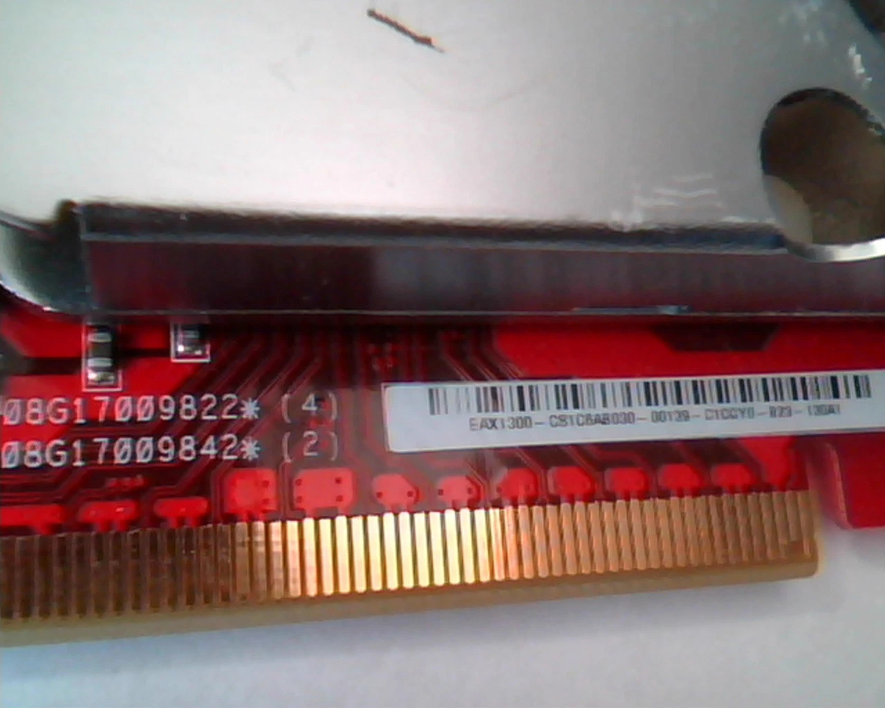 PCI-E express card ASUS A677PD Rev 1.02 EAX1300 TD 128M VGA DVI S-Vid N13219 - image 3