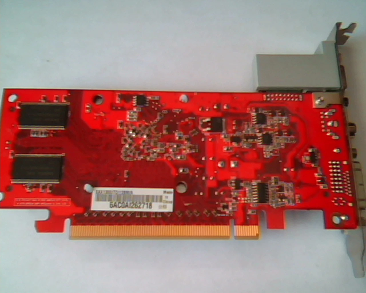 PCI-E express card ASUS A677PD Rev 1.02 EAX1300 TD 128M VGA DVI S-Vid N13219 - image 5