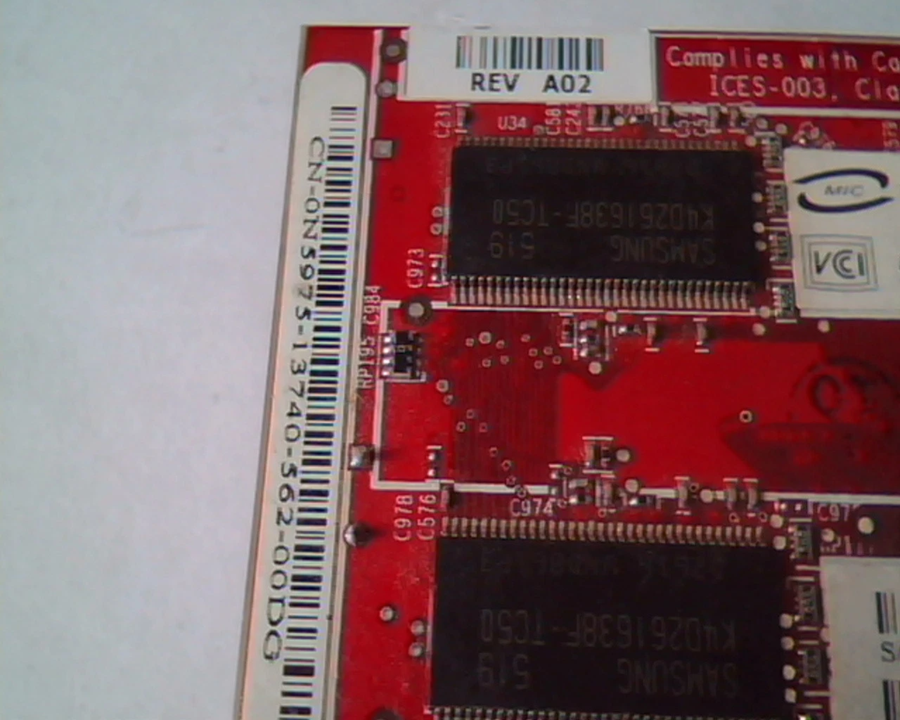 PCI-E express card ATI 109-A26000-00 A02 102A2600501 DVI S-Video - image 4